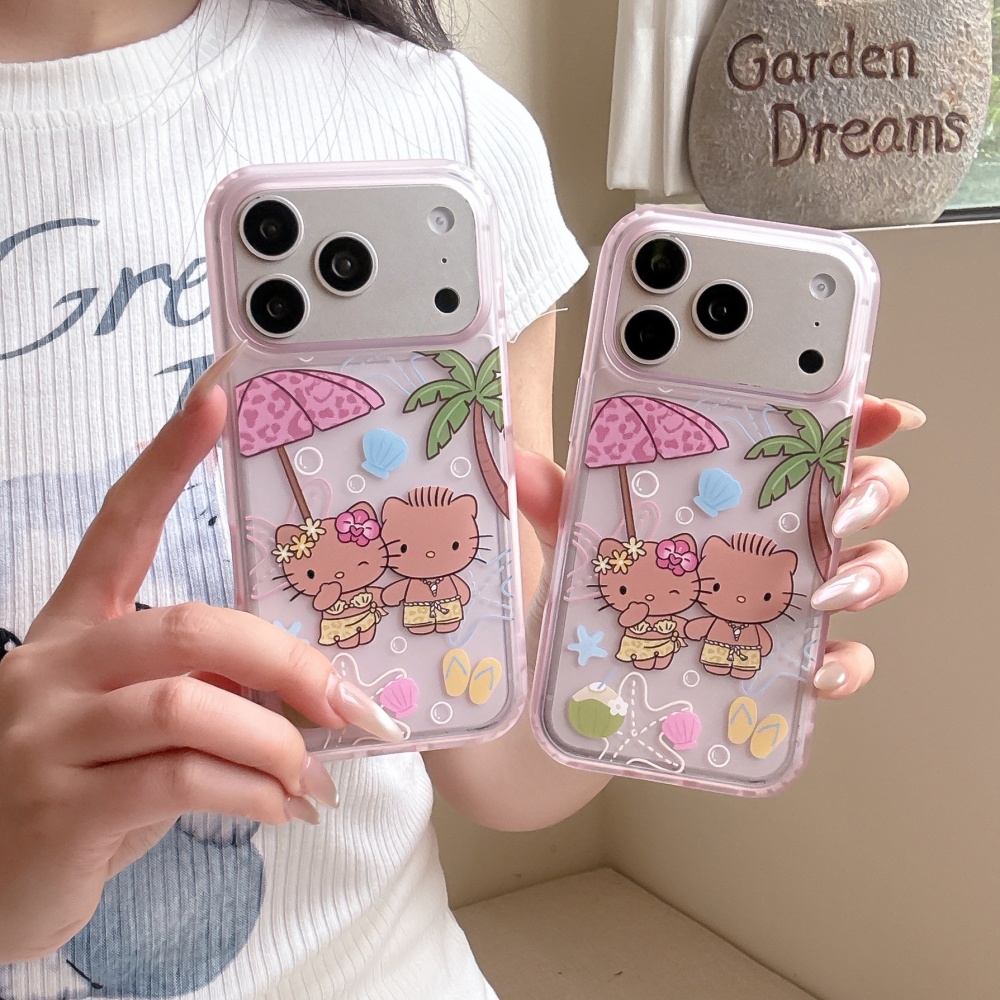 Phone Cases Beach - Luxuriöse Niedliche Cartoon-Strand-Urlaubs-Handyhülle für iPhone 17