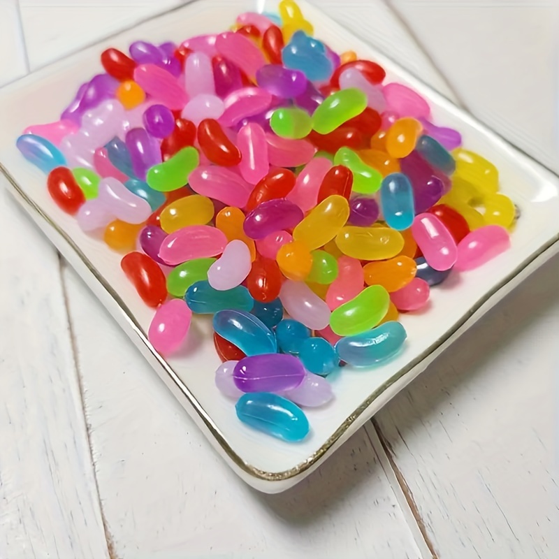 Phone Cases Rubber - 30 Stück Regenbogen-Schmuckanhänger, weiches Gummi-DIY-Zubehör für