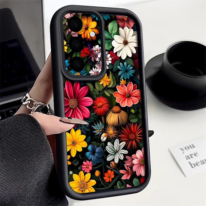 Phone Cases Galaxy A17 - Bunte Blumenmuster-Hülle für Samsung Galaxy A57