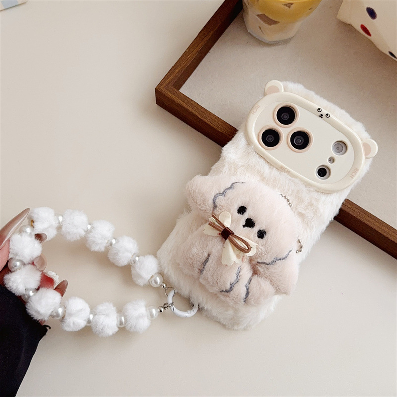3D-Cartoon-Bowknot-Welpen-warm – Phone Cases Iphone 16 Pro Max Bewertung und Preis
