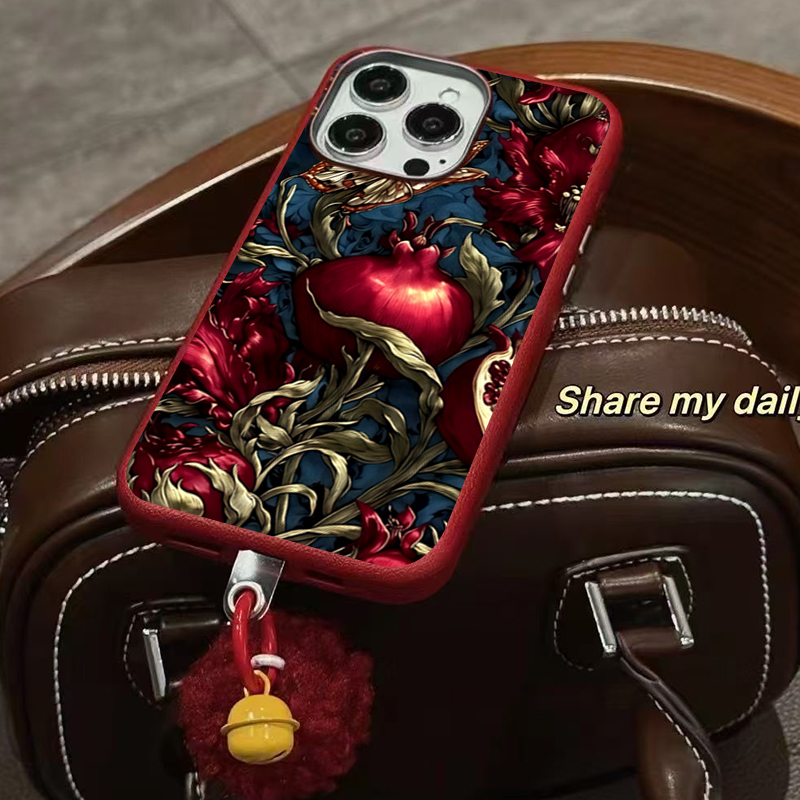 Vintage Granatapfel TPU Kunst  – Phone Cases Aesthetic Bewertung und Preis