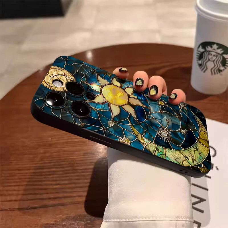 Ästhetische Sonne-Mond-Print H – Phone Cases Aesthetic Bewertung und Preis