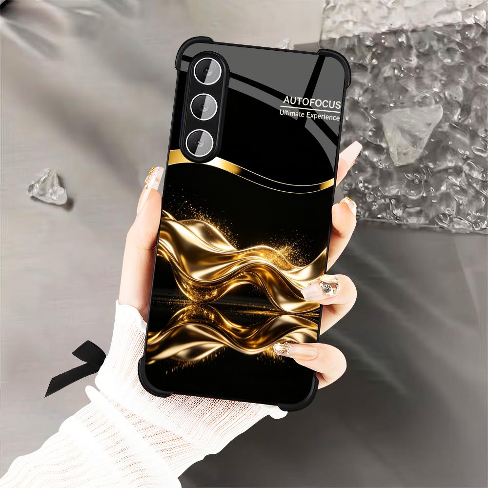 Luxuriöse Metallisch-Goldene B – Phone Cases Quad Lock Bewertung und Preis
