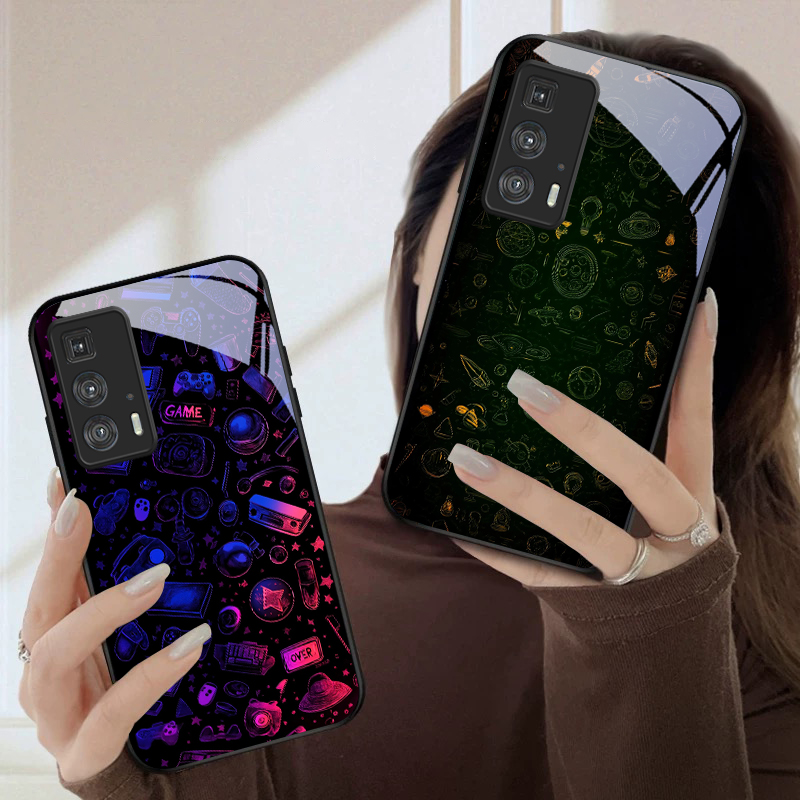 Violettes Sternenfluss-Muster  – Phone Cases Motorola Bewertung und Preis
