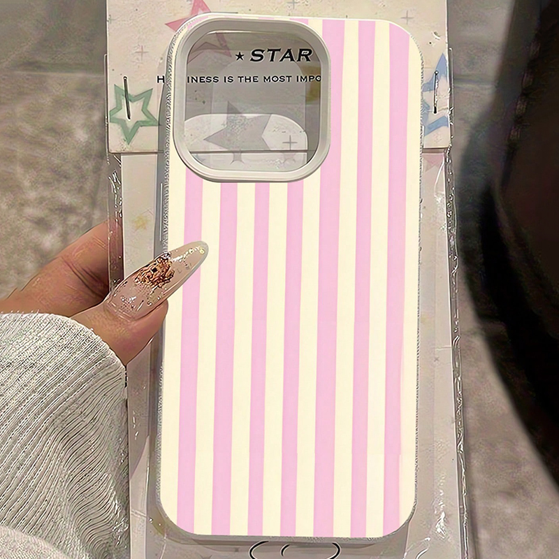 Einfache rosa vertikal gestrei – Phone Cases Pink Bewertung und Preis