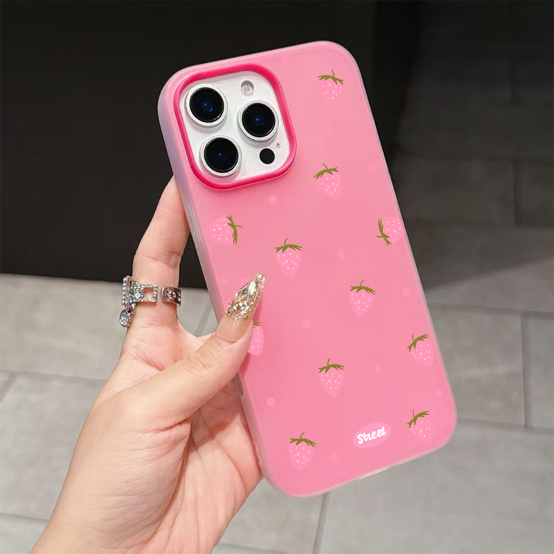 Süße rosa Erdbeer-Muster Handy – Phone Cases Pink Bewertung und Preis