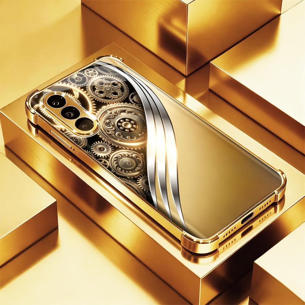 Verzierte Vintage Goldene Zahn – Phone Cases Quad Lock Bewertung und Preis