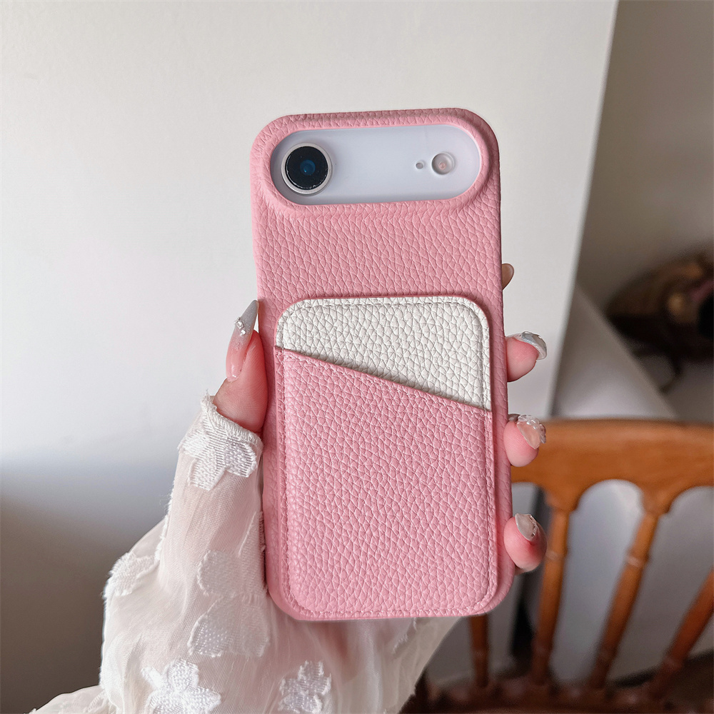 Luxuriöse Farbkollisions-Leder – Phone Cases With Wallet On Back Bewertung und Preis