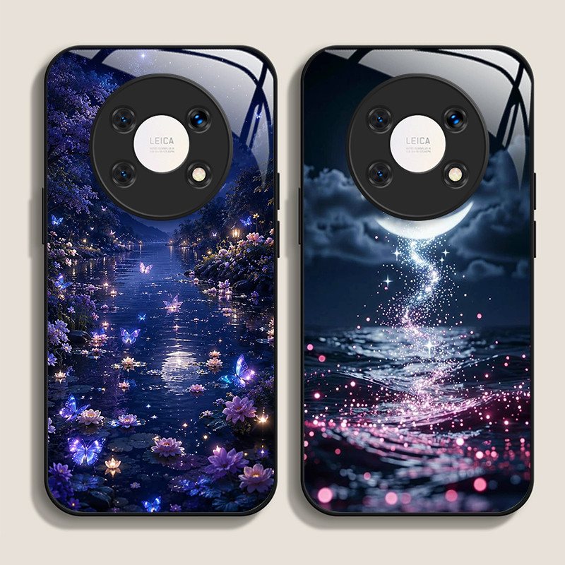 Ästhetisches Nachtmond-Landsch – Phone Cases Aesthetic Bewertung und Preis