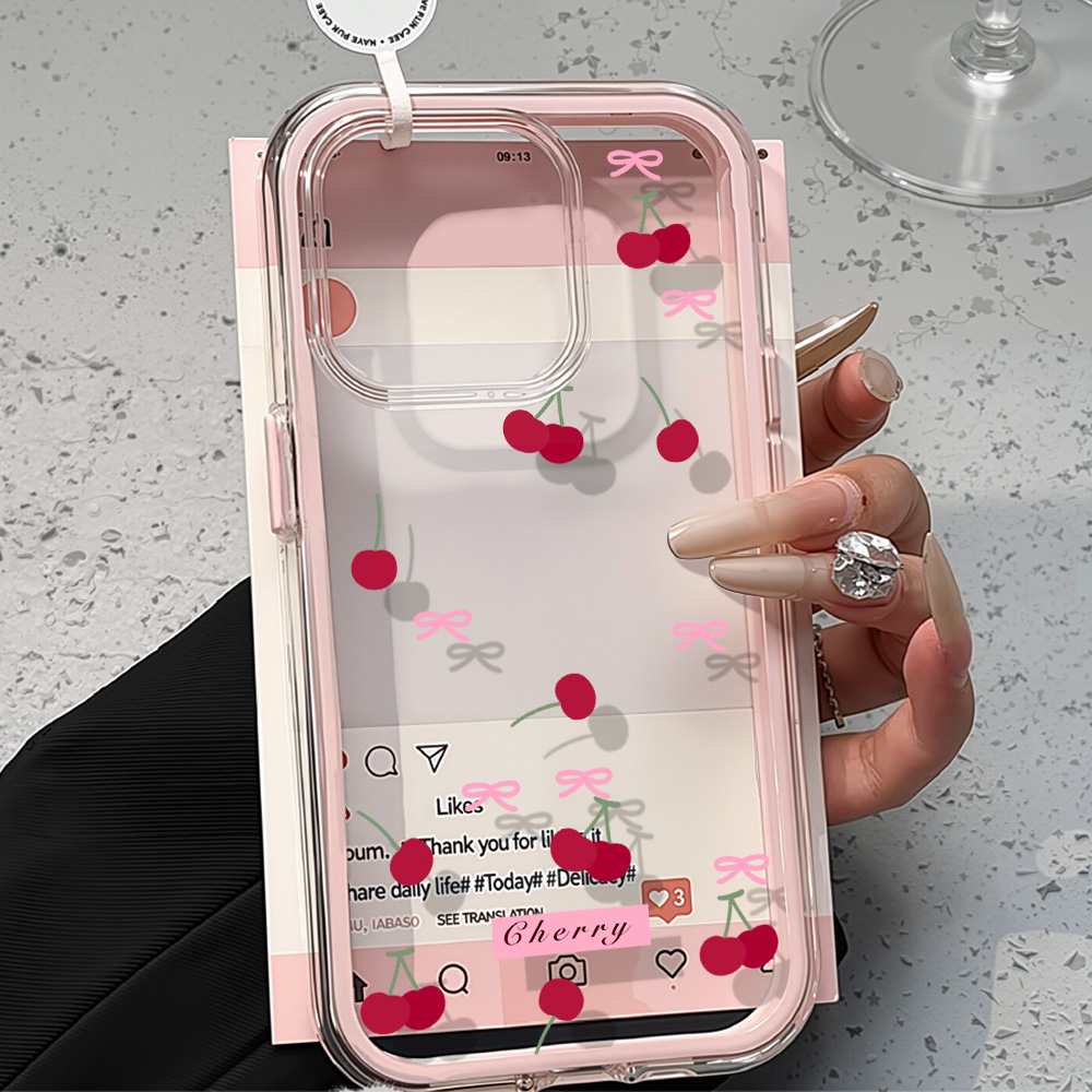 2-in-1 Rosa Blumen-Hülle für i – Phone Cases Pink Bewertung und Preis