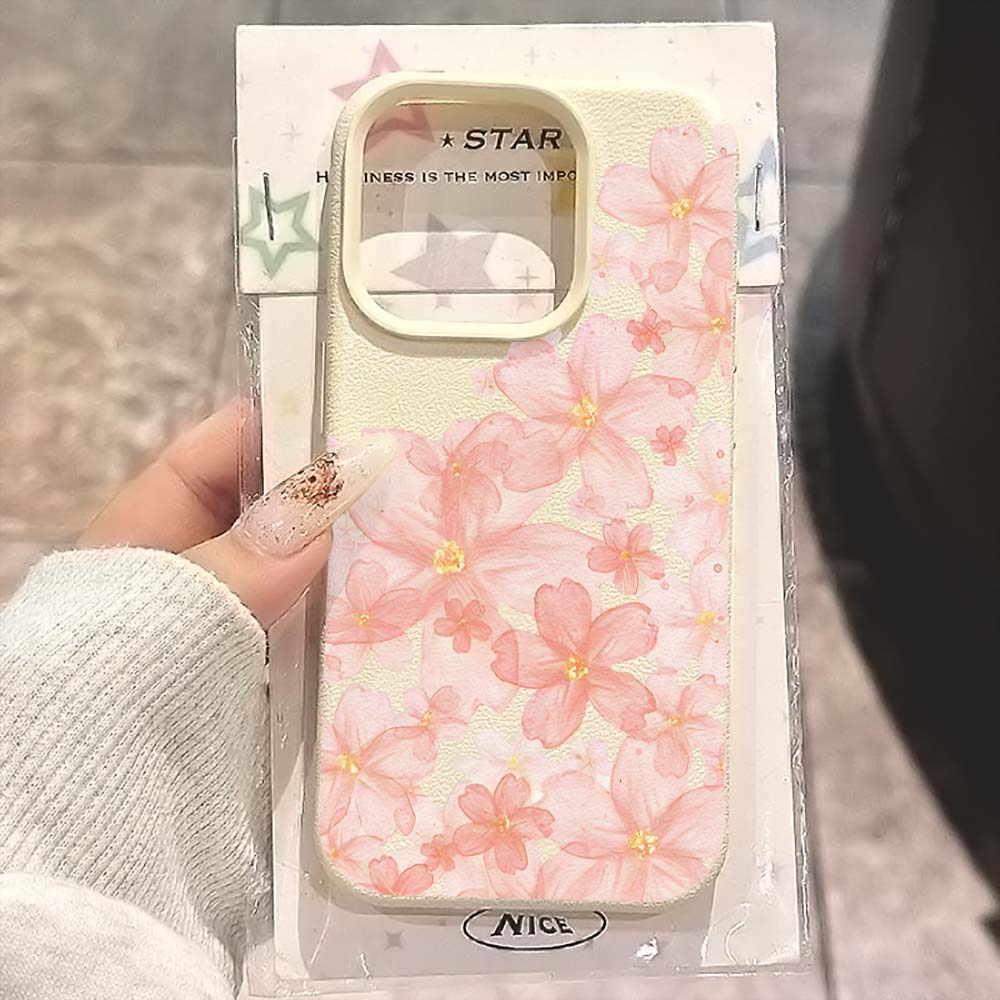 Rosa Sakura Blumenmuster Matt  – Phone Cases Pink Bewertung und Preis