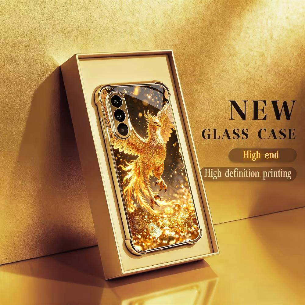 Luxuriöse Goldene Vogel-Handyh – Phone Cases Quad Lock Bewertung und Preis