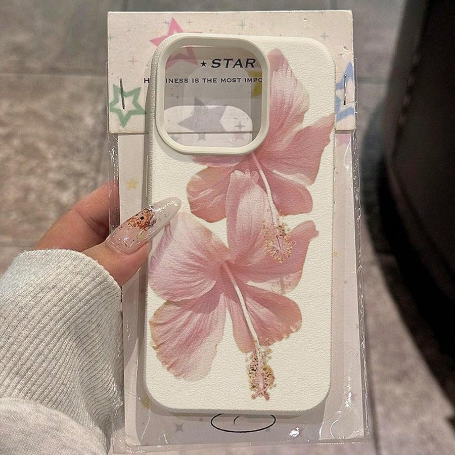 Rosa Hibiskus elegante hochäst – Phone Cases Aesthetic Bewertung und Preis